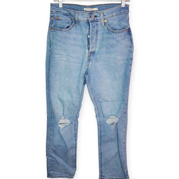 Levi's Women's Wedgie Straight Stretch Jean size 30 - Picture 3 of 10